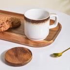 Cavern Clay Mug With Lid White 250 ml Nestasia