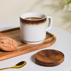 Cavern Clay Mug With Lid White 250 ml Nestasia