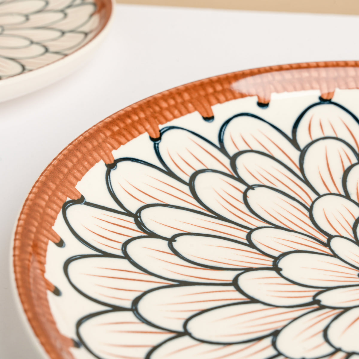 Abloom Ceramic Dinner Plate 10 Inch Nestasia