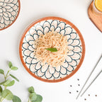 Abloom Ceramic Dinner Plate 10 Inch Nestasia