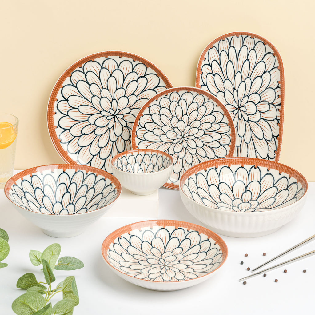 Abloom Ceramic Snack Plate 7.5 Inch Nestasia