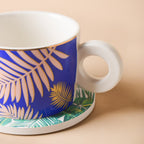 Havanna Ceramic Cup With Coaster 200 ml Nestasia