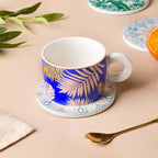 Havanna Ceramic Cup With Coaster 200 ml Nestasia