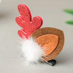 Furry Reindeer Ears Hair Accessory Set of 2 Nestasia