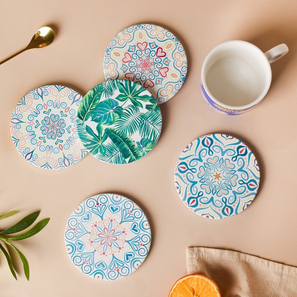 Havanna Ceramic Cup With Coaster 200 ml Nestasia