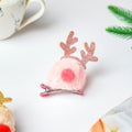 Fluffy Reindeer Hairpin Baby Pink Nestasia