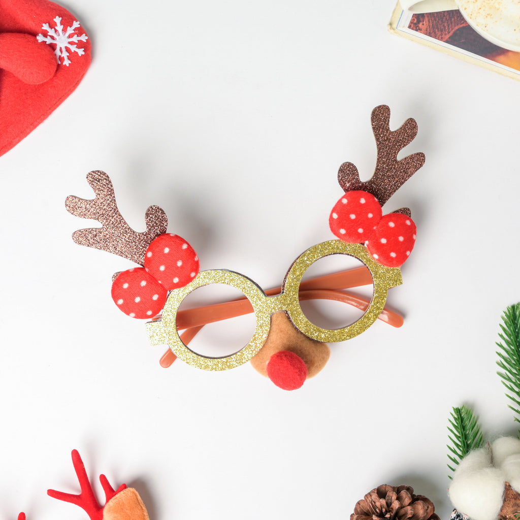 Reindeer Horns Party Glasses For Christmas Nestasia