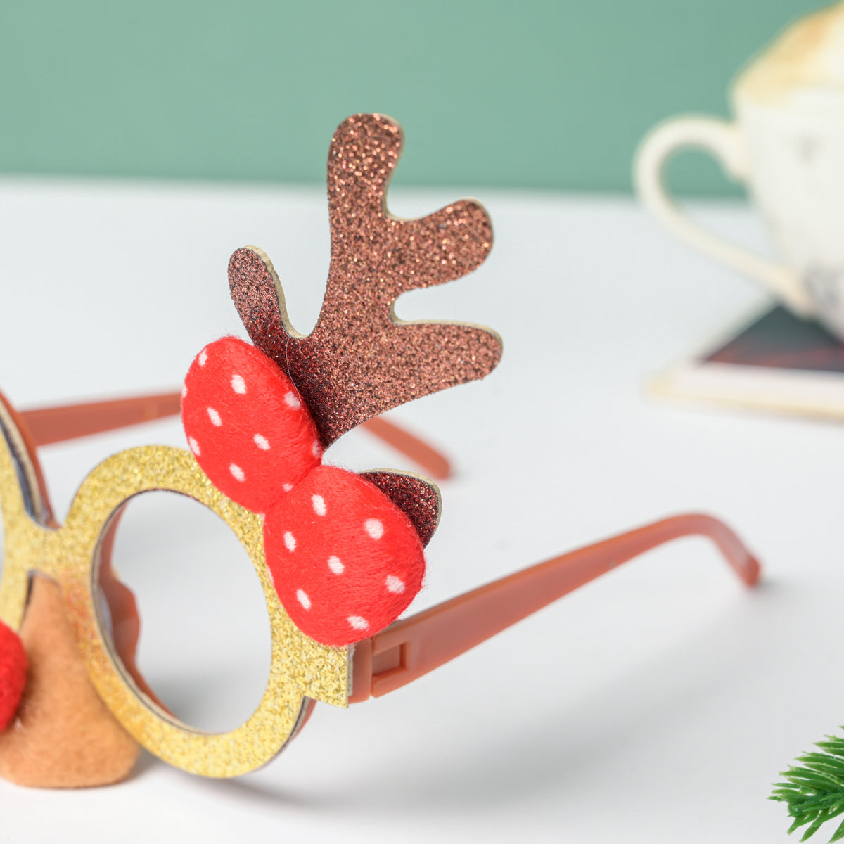 Reindeer Horns Party Glasses For Christmas Nestasia