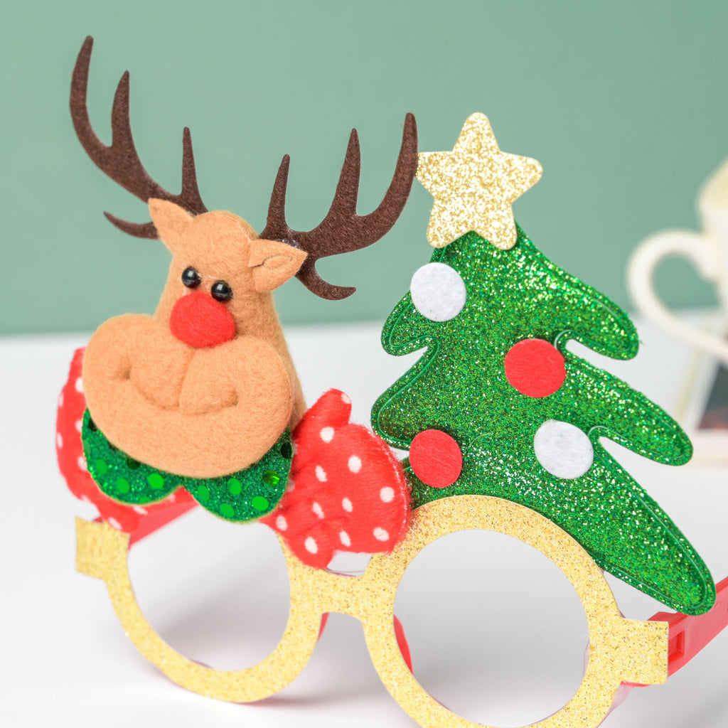 Christmas Tree And Moose Party Eye Frame Nestasia