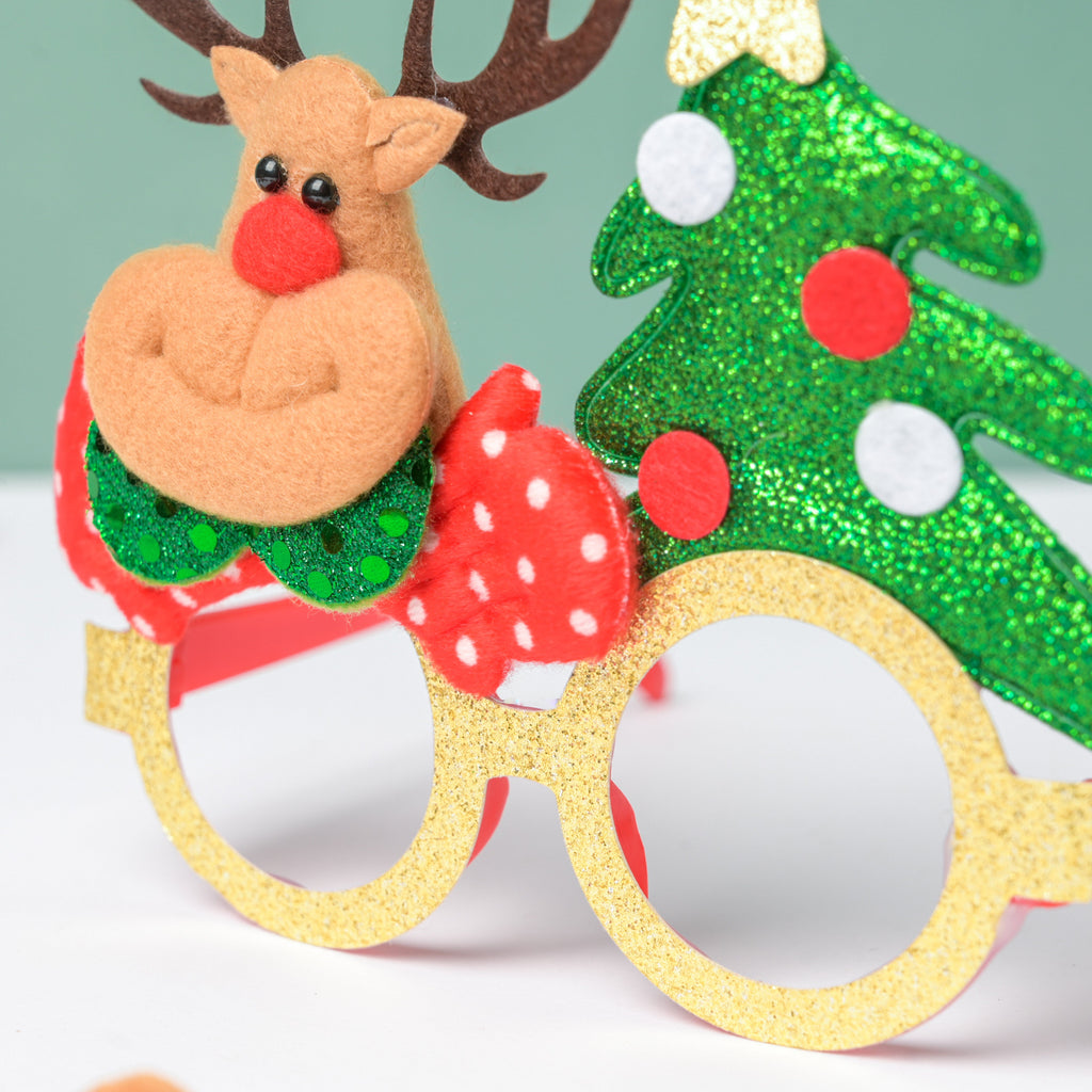 Christmas Tree And Moose Party Eye Frame Nestasia