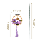 Stylish Lavender DIY Hanging Car Charm Nestasia