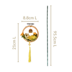 DIY Flower Car Charm For Rearview Mirror Nestasia