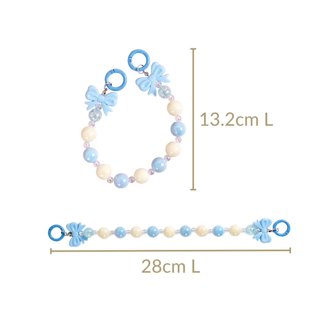 Bow Tied Blues Keychain Nestasia