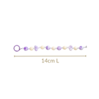 Lilac Love Charm Keychain Nestasia
