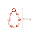 Candy Floss Daze Keychain Red And White Nestasia
