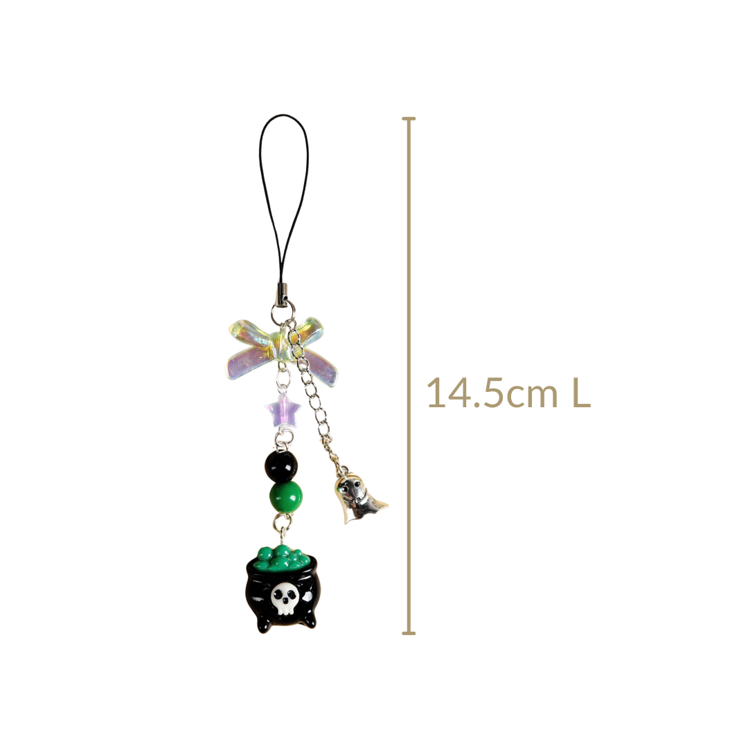 Ghost Cauldron Phone Charm Nestasia