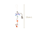 Baby Ghost On A Broom Phone Strap Nestasia