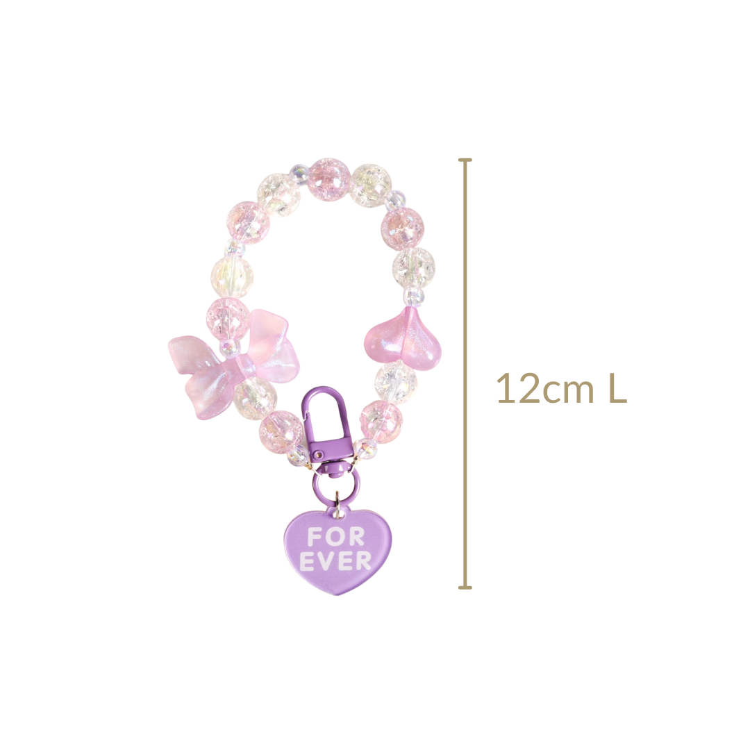 Love Forever Lavender Charm Keychain Nestasia
