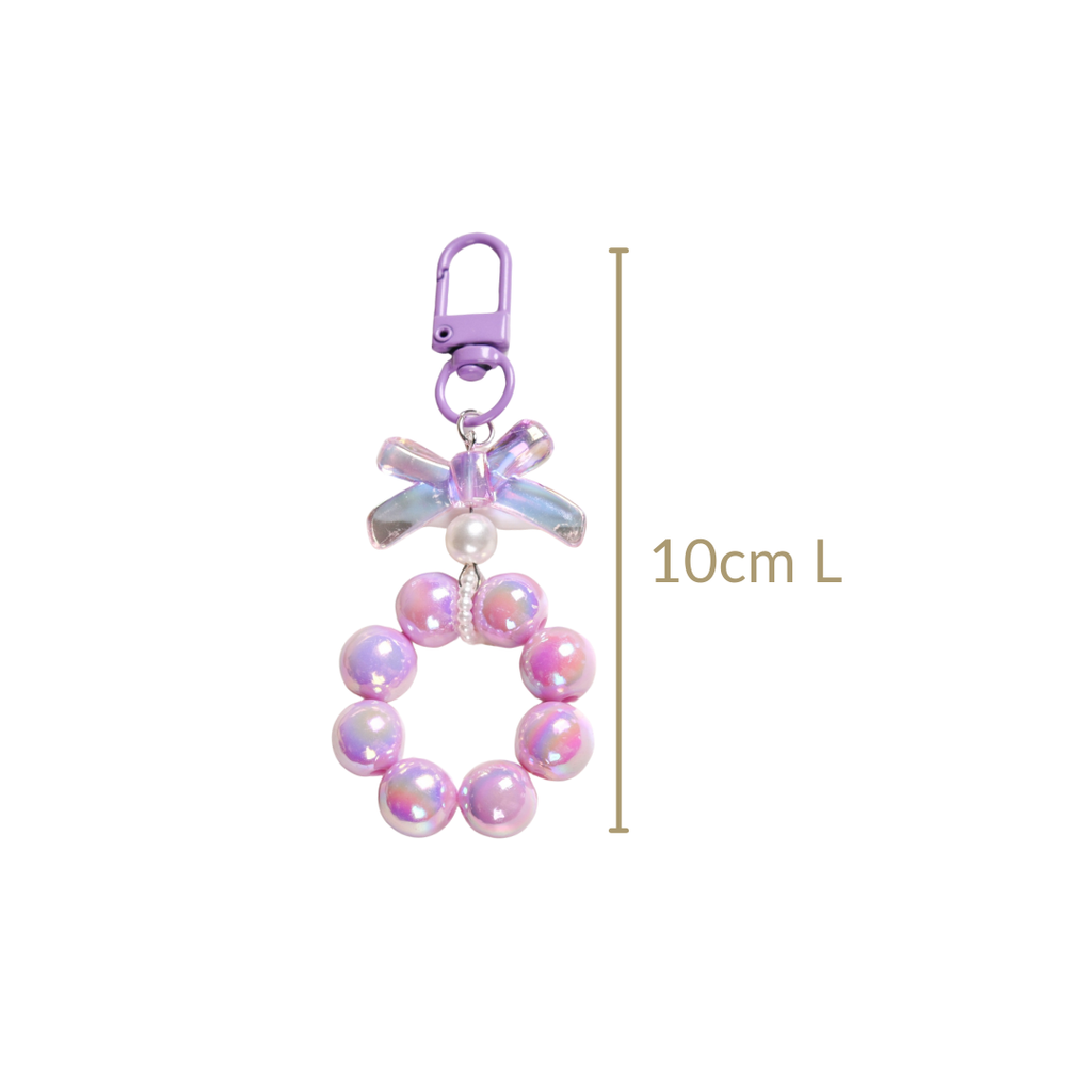 Purple Paradise Hoop Keychain Nestasia