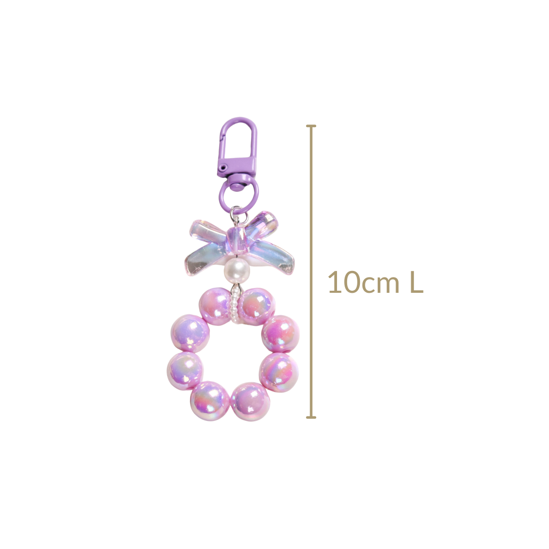 Purple Paradise Hoop Keychain Nestasia