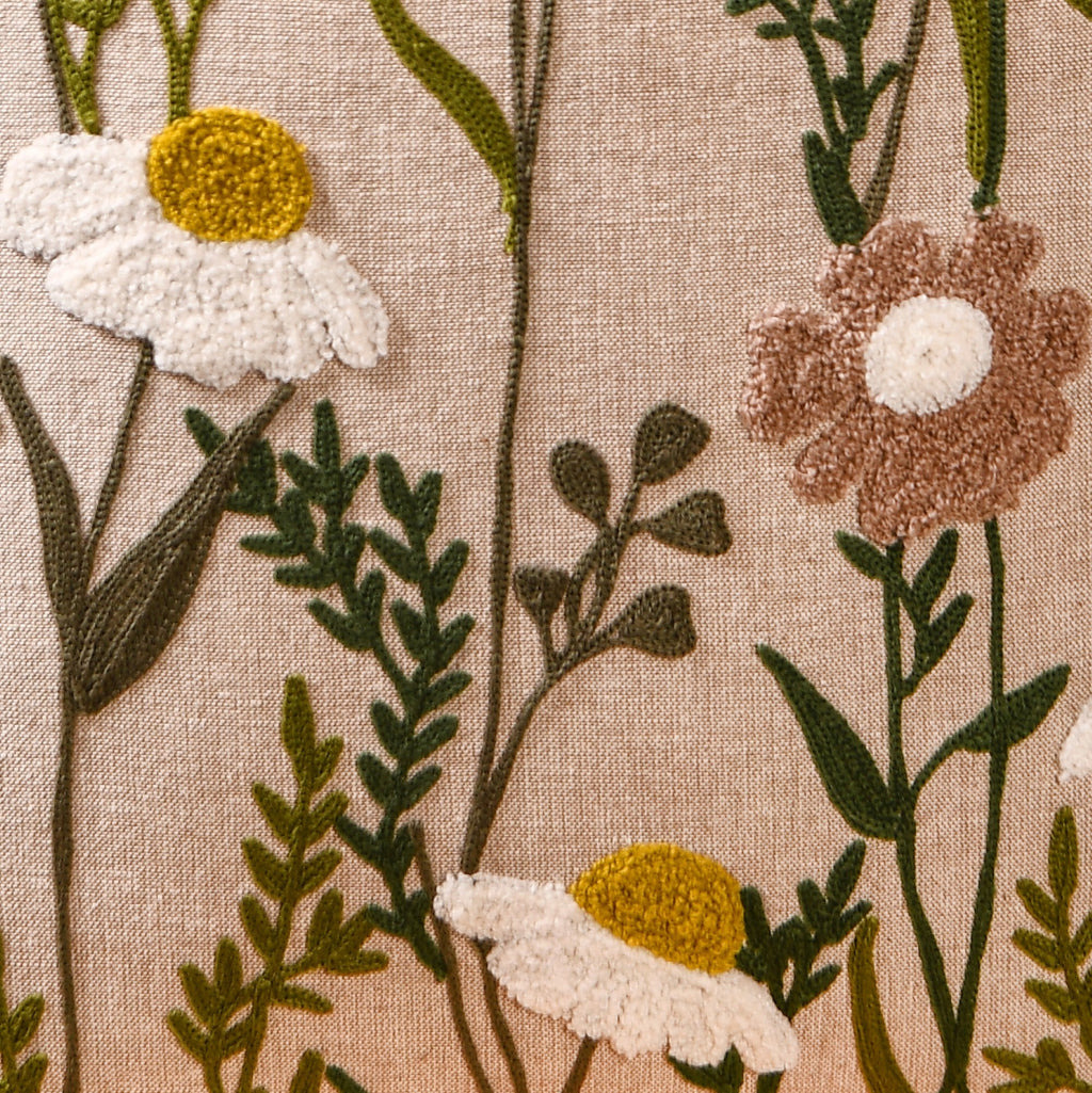 Daisy Dreams Cotton Sofa Cushion Cover 40x40cm Nestasia