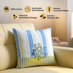 Daisy Breeze Cotton Cushion Cover 46x46cm Nestasia