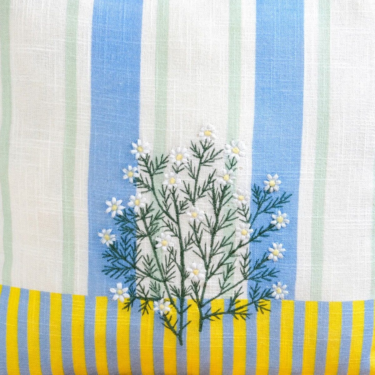 Daisy Breeze Cotton Cushion Cover 46x46cm Nestasia
