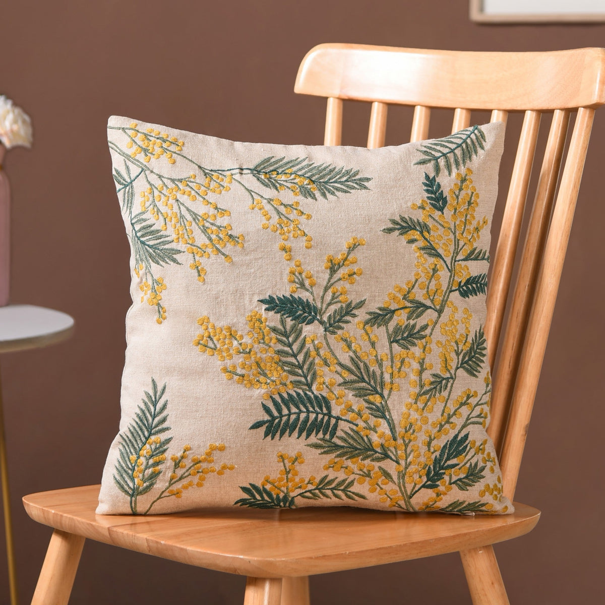 Dandelion Clusters Cotton Cushion Cover 40x40cm Nestasia