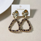 Hammered Dangle Earrings Nestasia