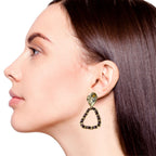 Hammered Dangle Earrings Nestasia