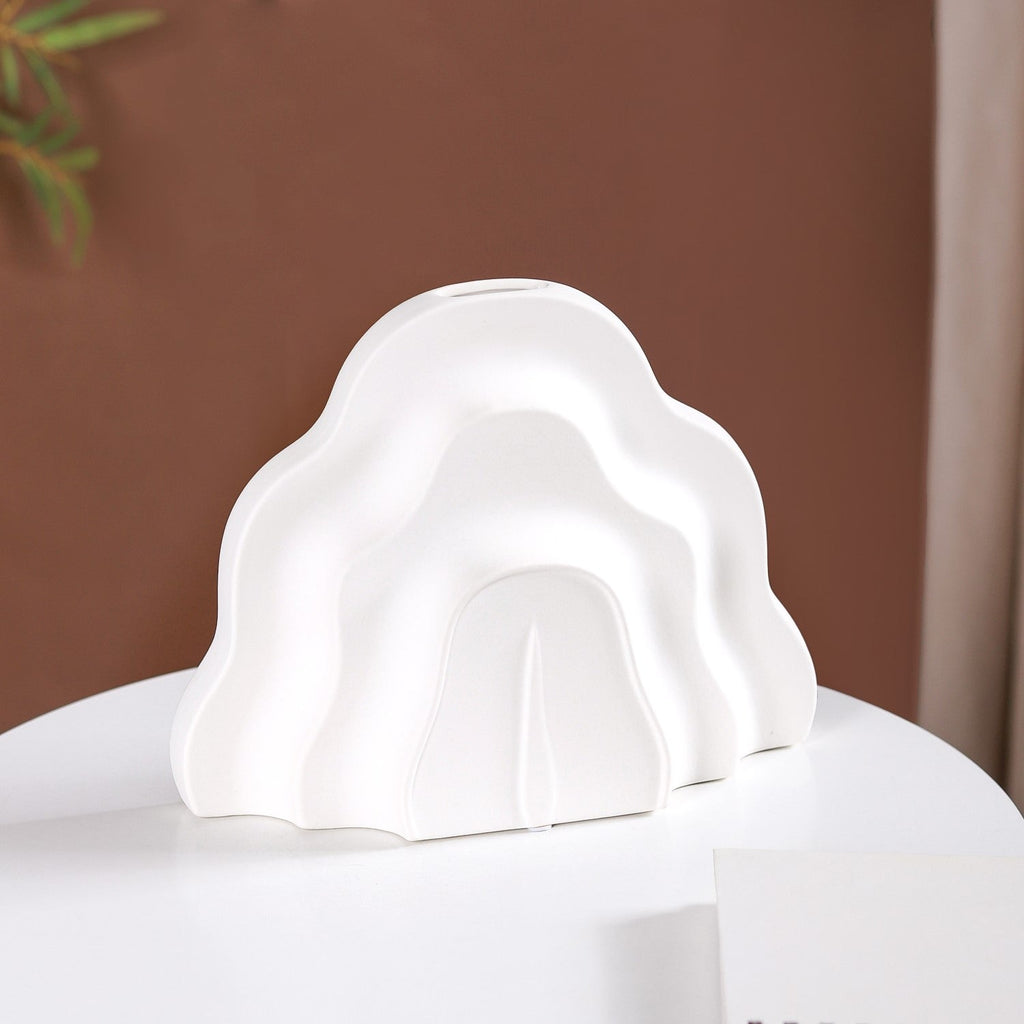 Cloud Ceramic Flower Vase Nestasia