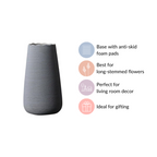 Minimalistic Textured Ceramic Vase Nestasia