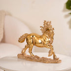Gold Horse Decor Sculpture Nestasia