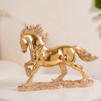Gold Horse Decor Sculpture Nestasia