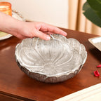 Decorative Metal Flower Bowl Urli Nestasia