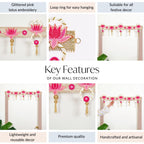 Decorative Lotus Wall Hanging Toran For Diwali Nestasia