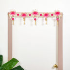 Decorative Lotus Wall Hanging Toran For Diwali Nestasia