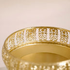 Decorative Bowl With Pedestal Gold Small Nestasia
