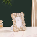 Fan Palm Decor Frame Gold Small 9"x7" Nestasia