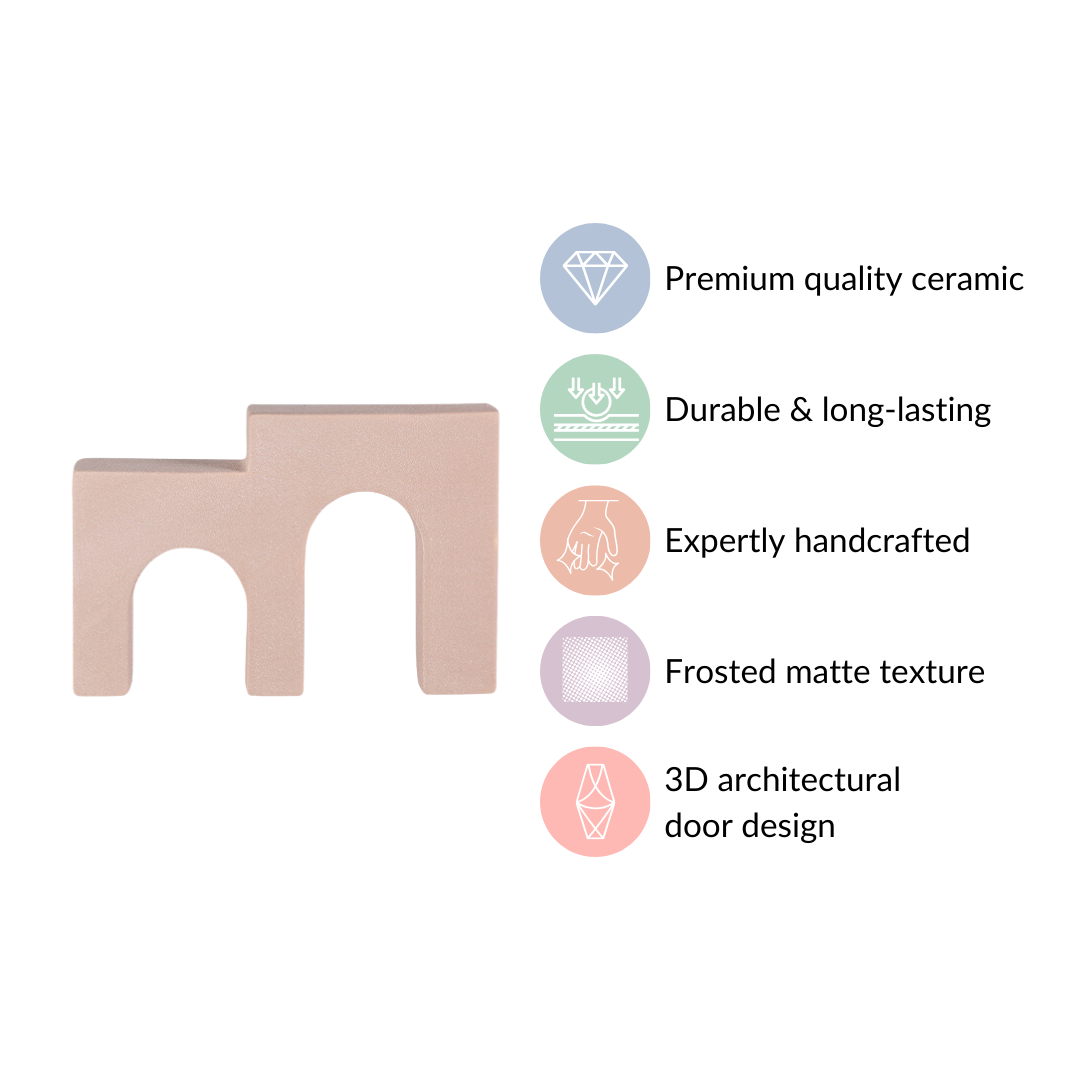 Double Arch Architectural Ceramic Sculpture Nestasia