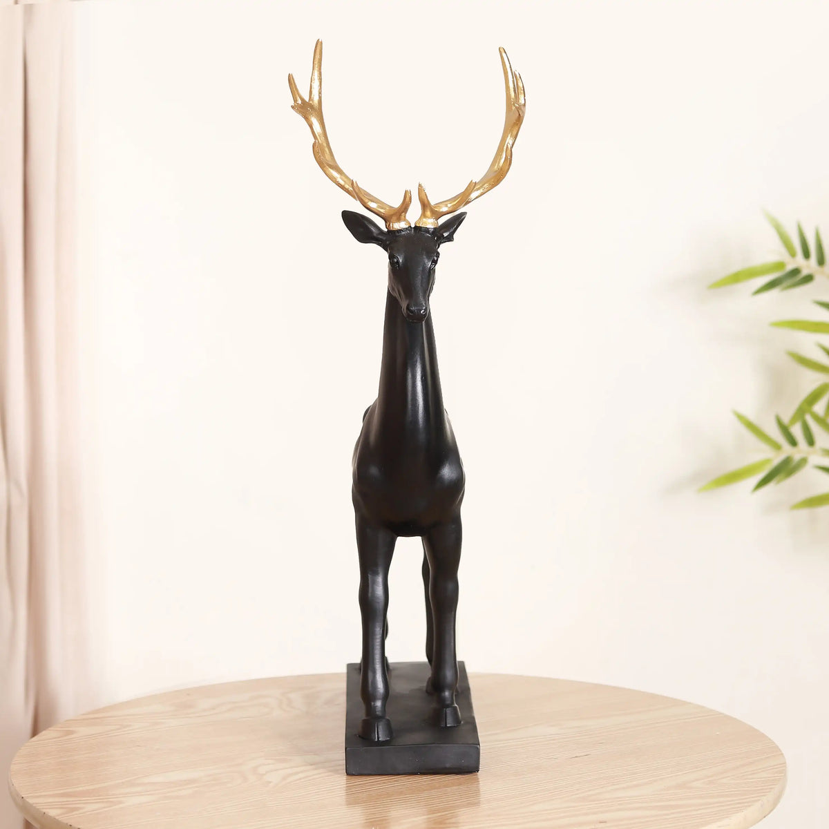 Black Reindeer Showpiece Large Nestasia