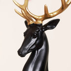 Black Reindeer Showpiece Large Nestasia