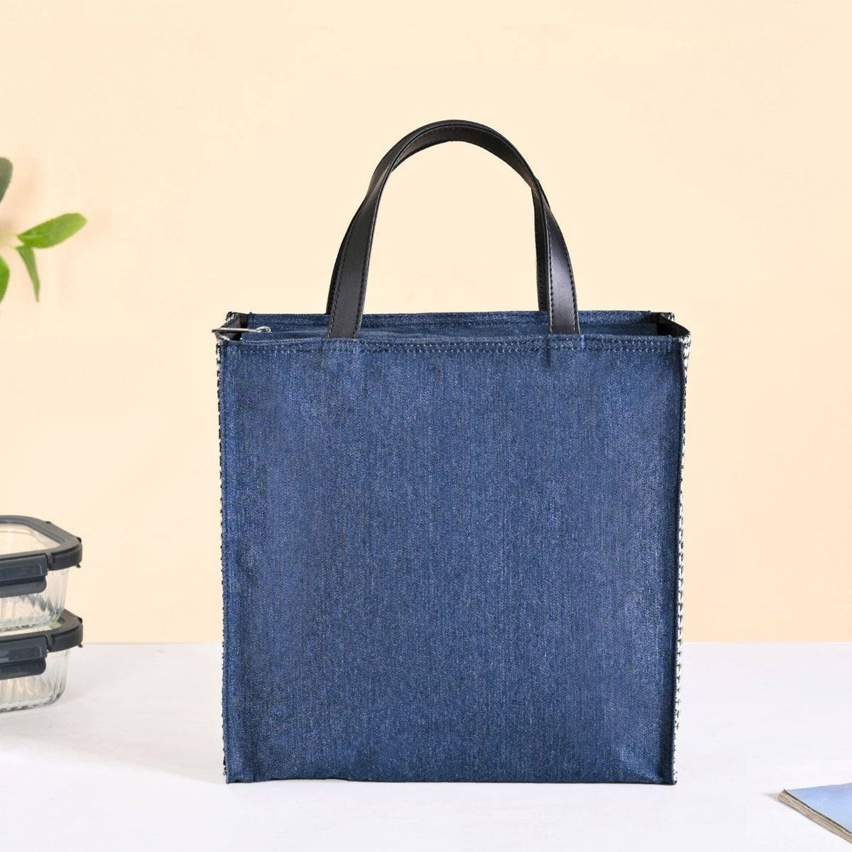 Denim Chic Lunch Bag Nestasia