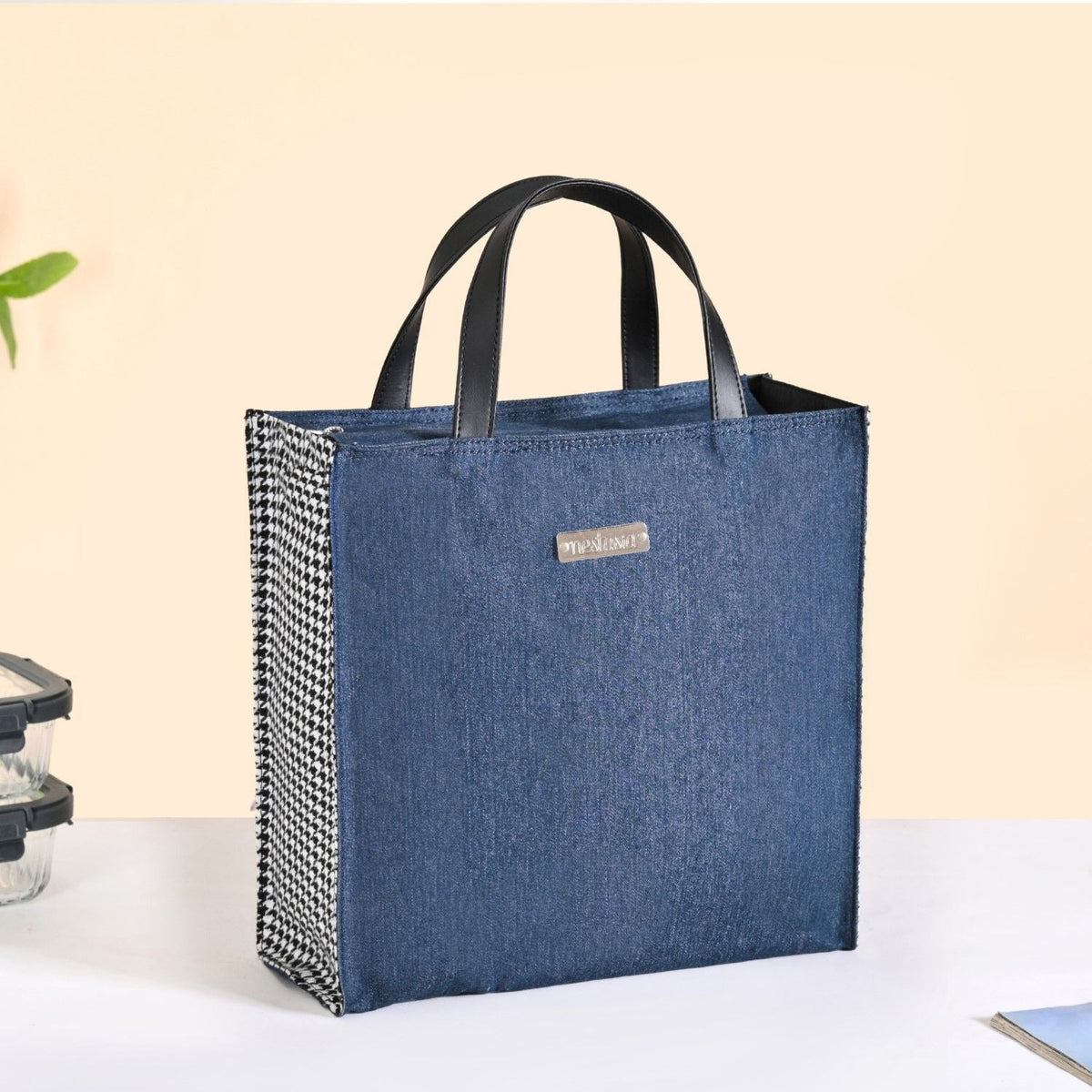 Denim Chic Lunch Bag Nestasia