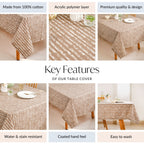 Desert Dusk 8 Seater Table Cloth 274x152cm Nestasia