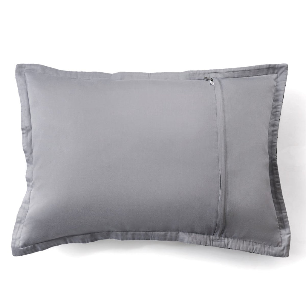 Designer King Size Bed Cover Grey Nestasia