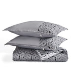 Designer King Size Bed Cover Grey Nestasia