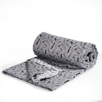 Designer King Size Bed Cover Grey Nestasia