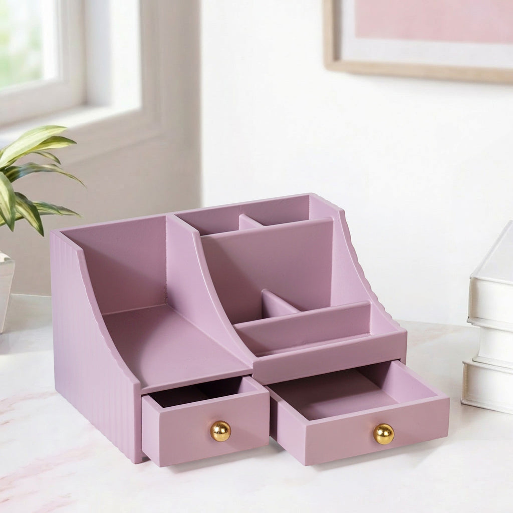 Organiser With Drawers Blush Lilac Nestasia