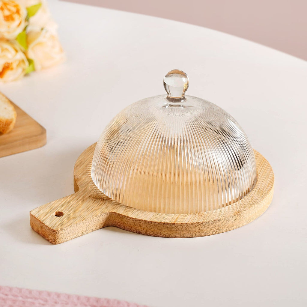 Small Serving Platter With Cloche 16cm Nestasia